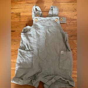 Little Planet Baby Romper Green Overalls